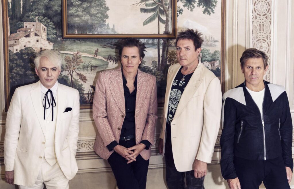“We’ll keep going while it’s still fun.” Duran Duran, from left: Nick Rhodes, John Taylor, Simon Le Bon and Roger Taylor. (Stephanie Pistel)
