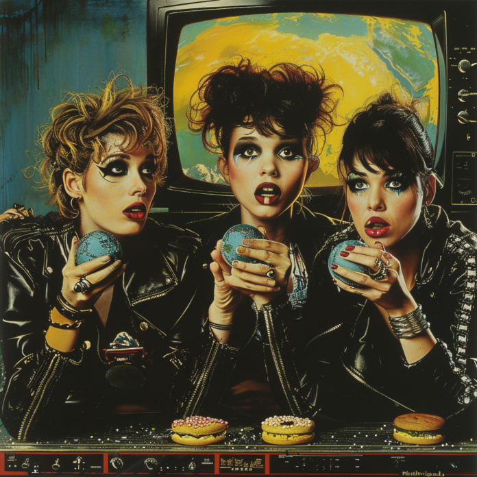 Some new romantics looking for the TV sound.