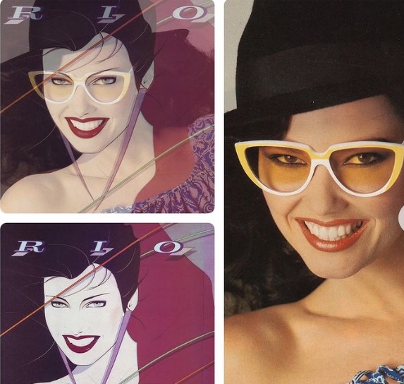 Marcie Hunt, the model who was the inspiration for the Duran Duran Rio album cover