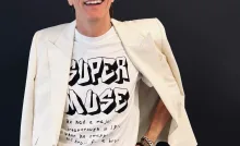 Photo courtesy of Patty Palazzo Duran Duran John Taylor wearing Super Muse tshirt