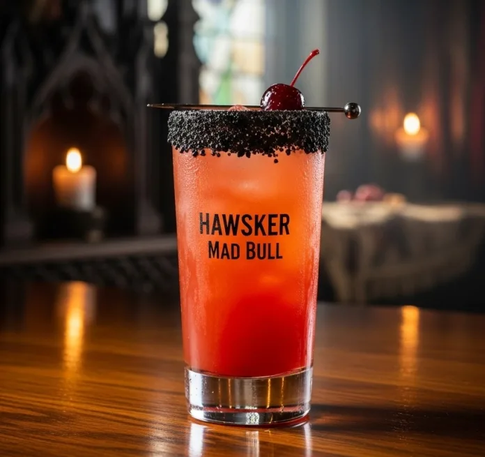 Hawsker Mad Bull A drink that hits like a foghorn from the depths of a haunted sea… and then keeps you dancing ‘til sunrise. This isn’t just a cocktail. It’s a full-body resurrection. Inspired by the legendary Hawsker Mad Bull foghorn sampled in Danse Macabre, this thunderous drink blends vodka, Mad Bull tequila (yes, that’s a thing), and Red Bull into something part glam, part chaos, and all Duran Duran. Add lime for bite, caffeine for lift, and you've got yourself a potion strong enough to summon Nick Rhodes from a velvet coffin.